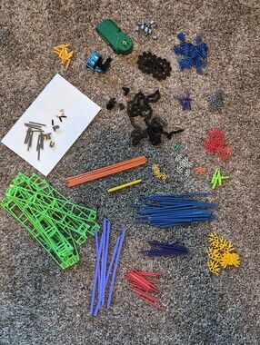 Knex Roller Coaster Battery Motor Sprocket Gears Chain Guide Micro Track Rods